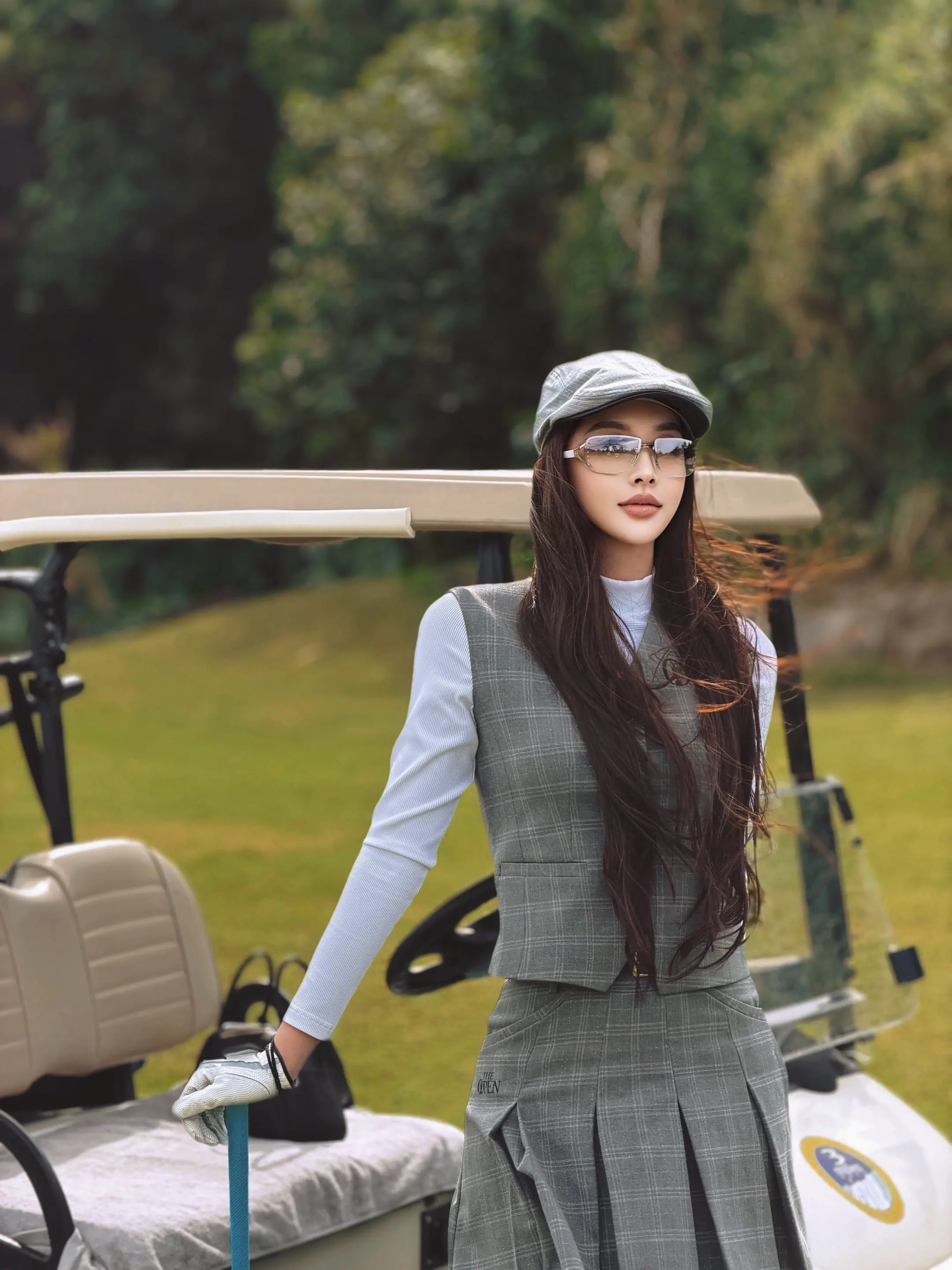 Golf vibe ⛳️。球场皆秀场，墨镜控🕶️
