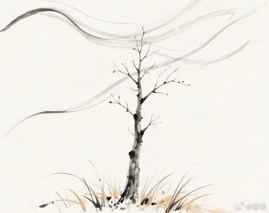【三行诗：立秋】云高千尺已荡秋，风正将东流看枝头。 