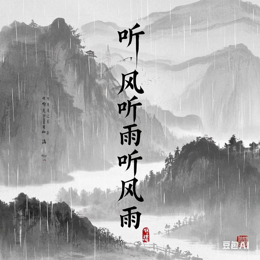 上联：看花看草看花草，诗韵邀对听风听雨听风雨