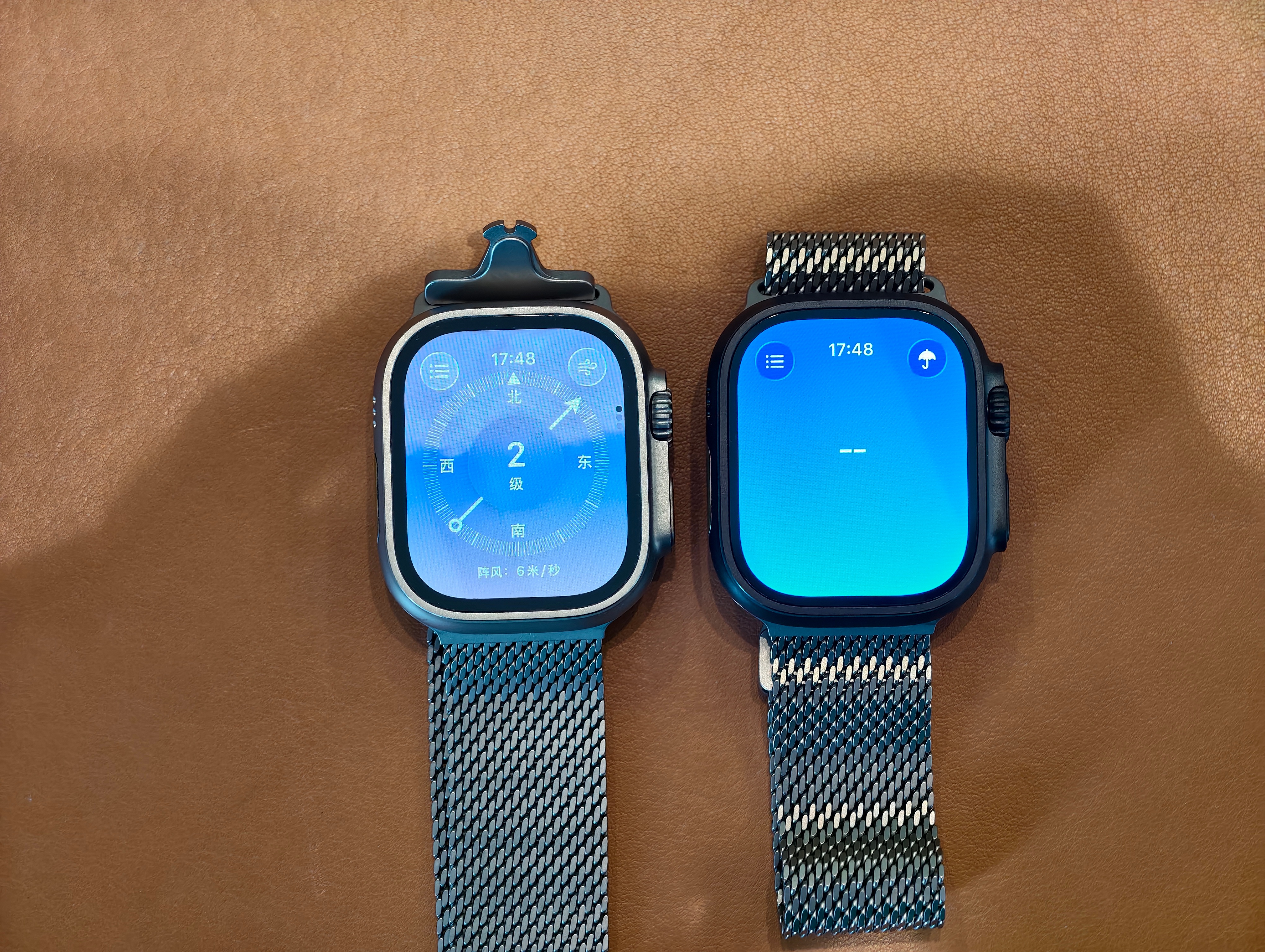 Apple Watch Ultra 3 边框细了一丢丢。虽然只是一丢丢，但是视觉