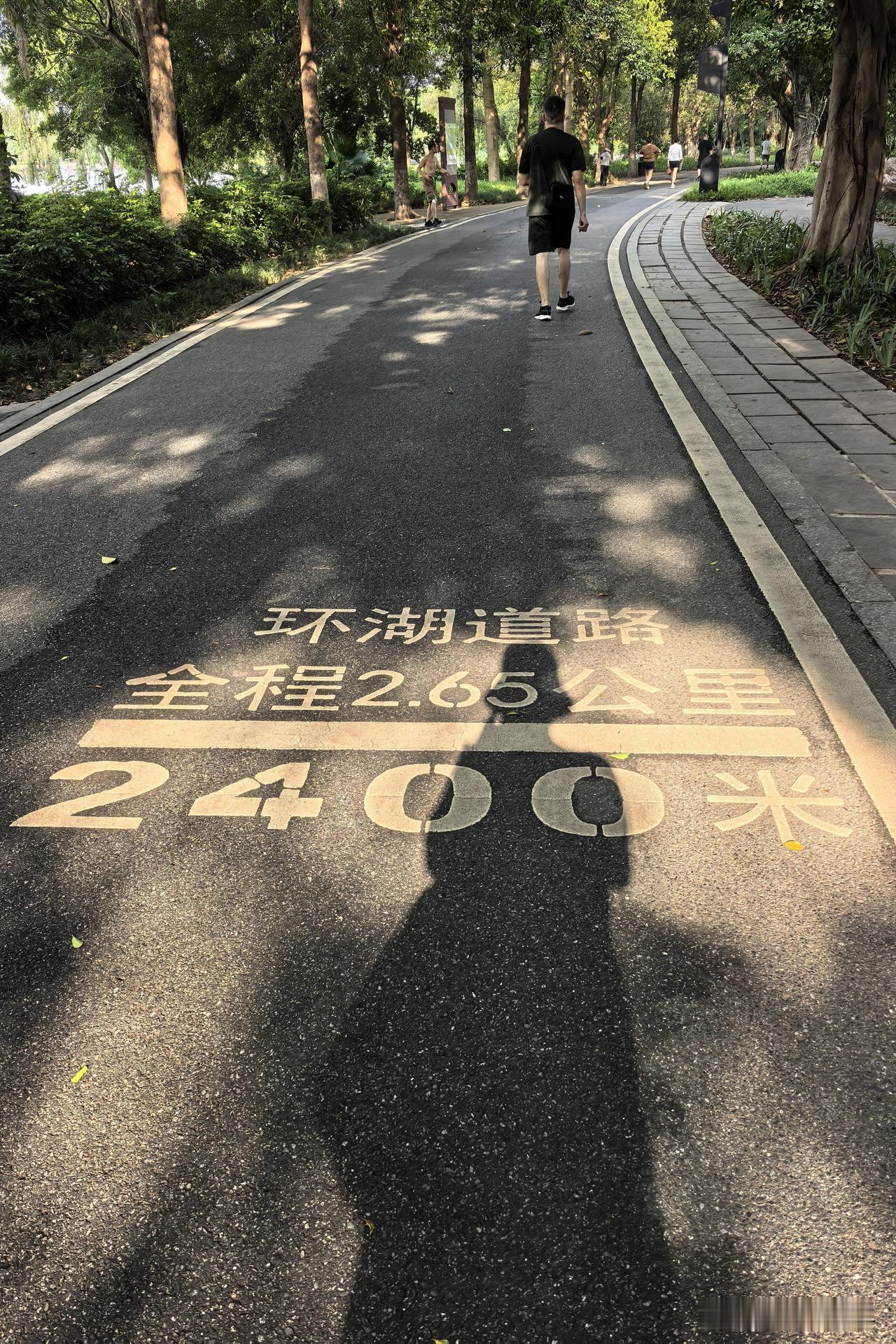 海珠湖的清晨，人们有秩序地逆时针行走
广州海珠湖好不好玩
大暑之日的清晨，海珠湖