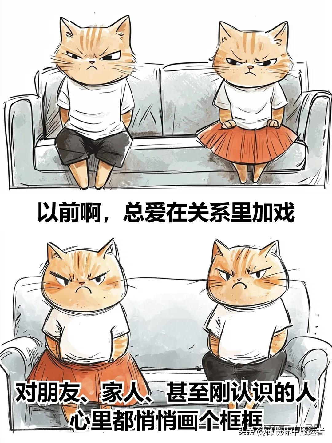 治愈漫画 I 任何关系，不期待，反而舒服了漫画治愈时刻 漫画治愈心灵 温柔治愈漫