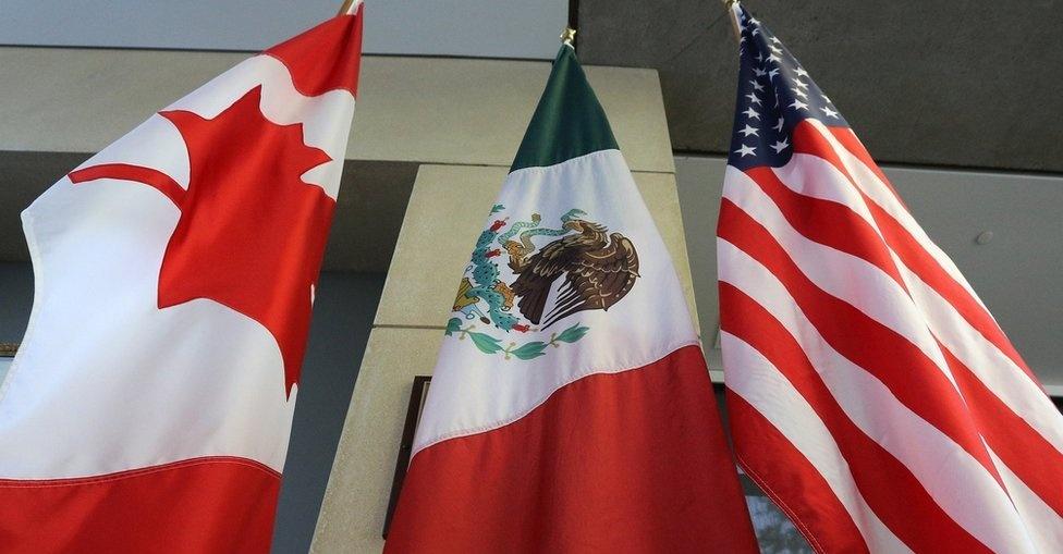 美国近日确认不会续签北美贸易协定现有形式，并将责任甩锅给加拿大向中国示好。美方声