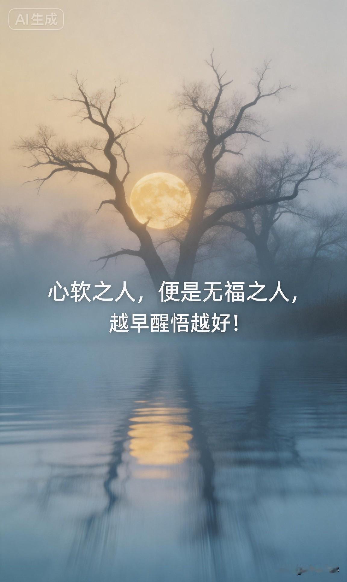 心软之人，便是无福之人，越早醒悟越好！

《增广贤文》里有一句话：“慈不掌兵，义