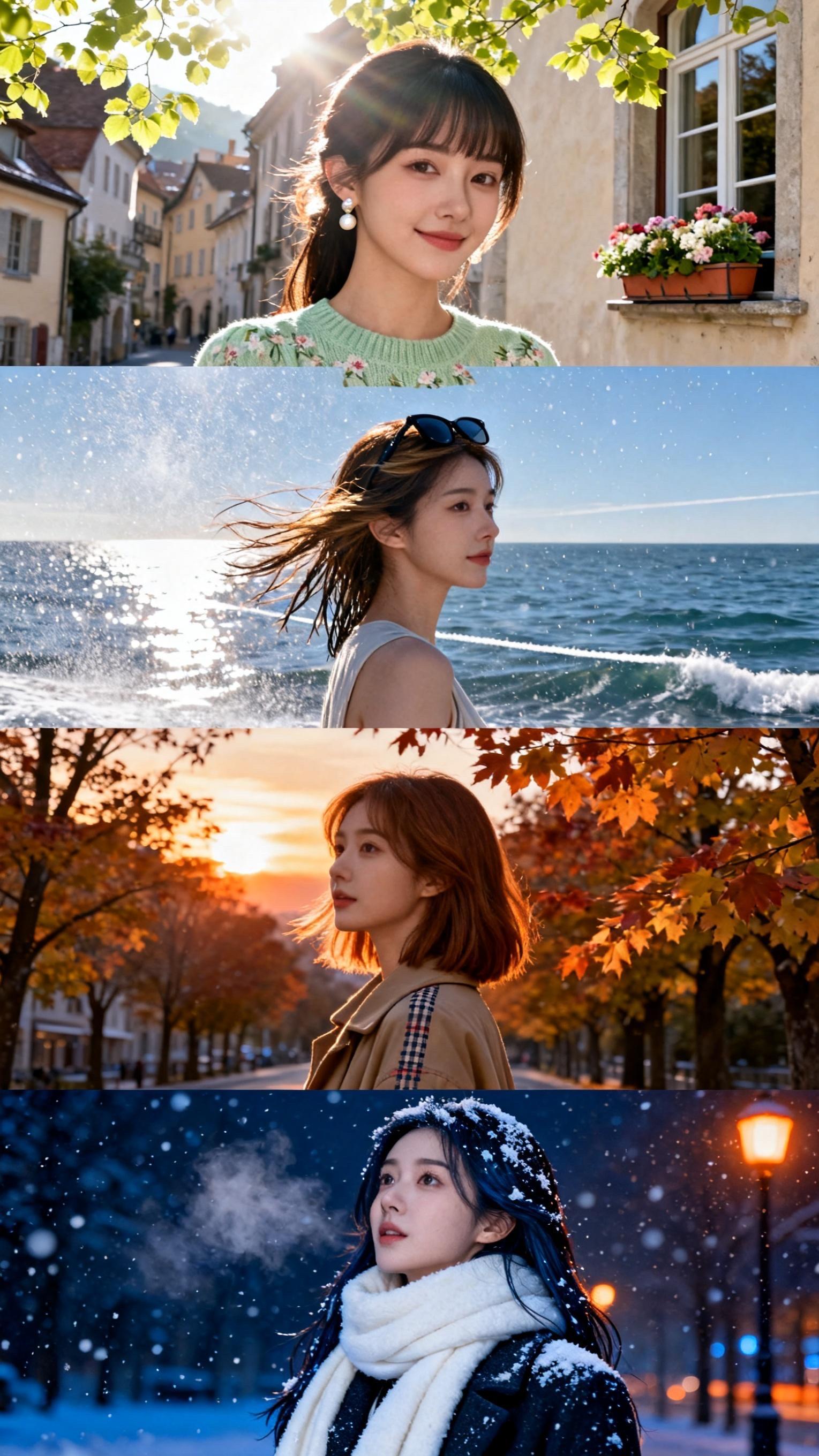 一个普通女孩的一年四季。