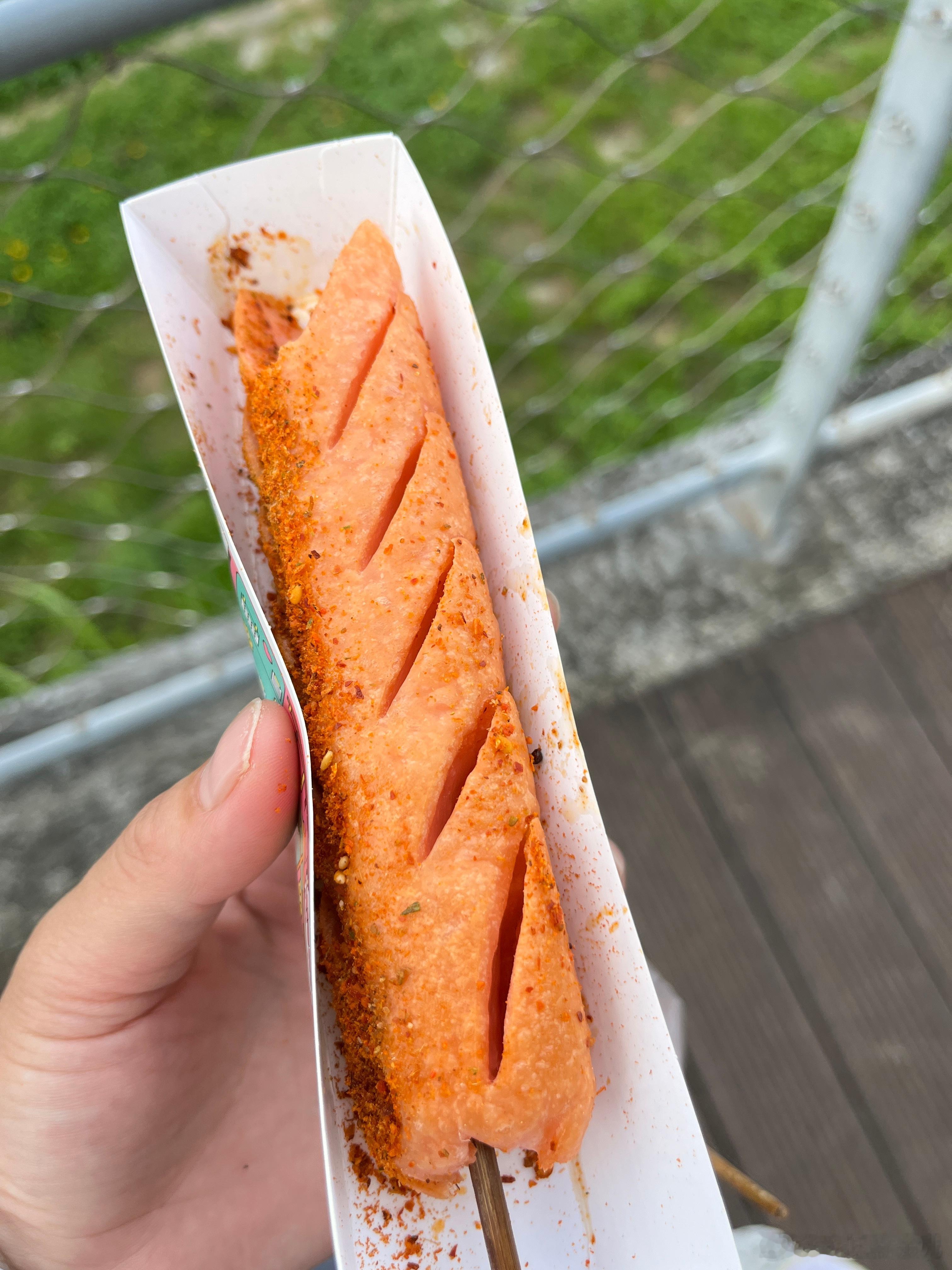 柠宝要吃烤肠，我也来一根，真好吃，怪不得小孩喜欢吃向日葵全部开了，好好看。还看到