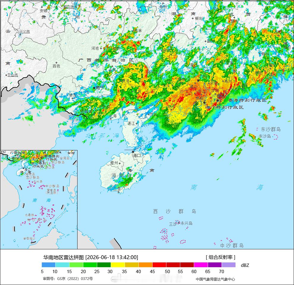 龙舟水 今天广东沿海的雨真是下疯了！ 