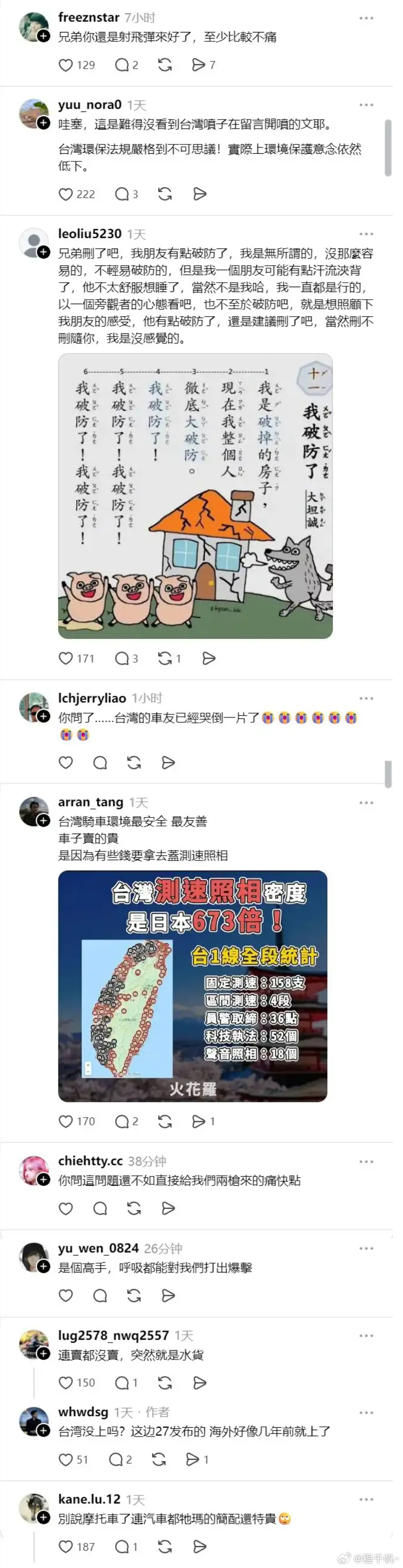 台湾人比了一下双方机车价格之后直接破防了因为台湾致力于保护本土机车企业，给进口机