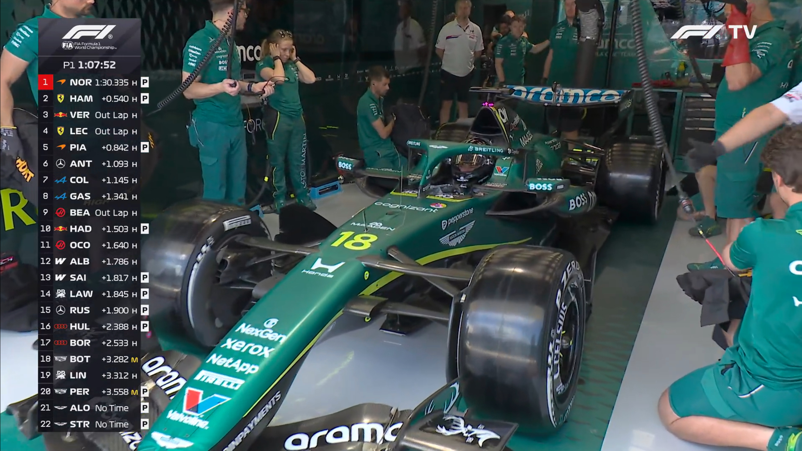 少爷登场了，阿隆索暂时还没出来F12026F1迈阿密大奖赛