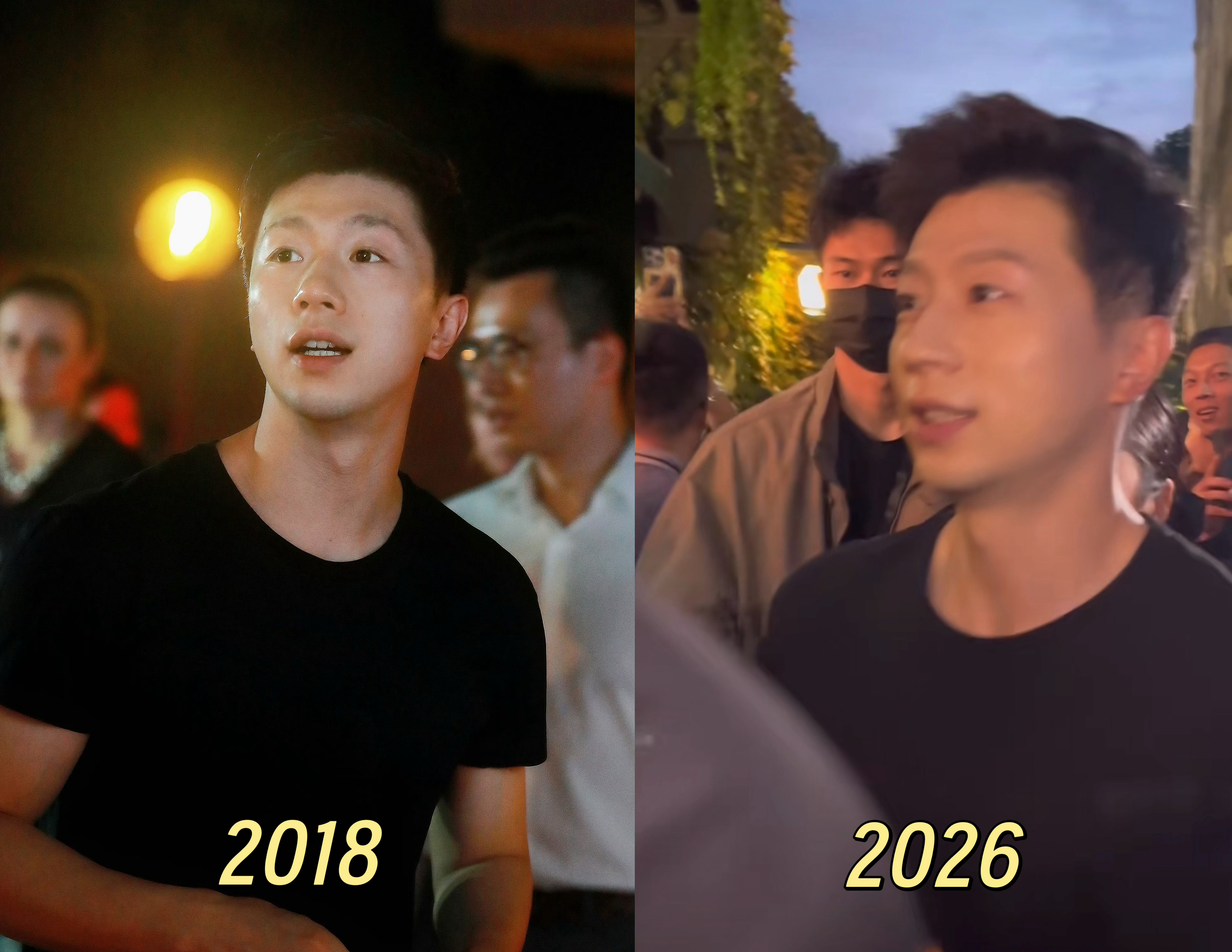 马龙 2018 vs 2026[照相机] 这真的不是同一场活动嘛[捂嘴哭] 连灯