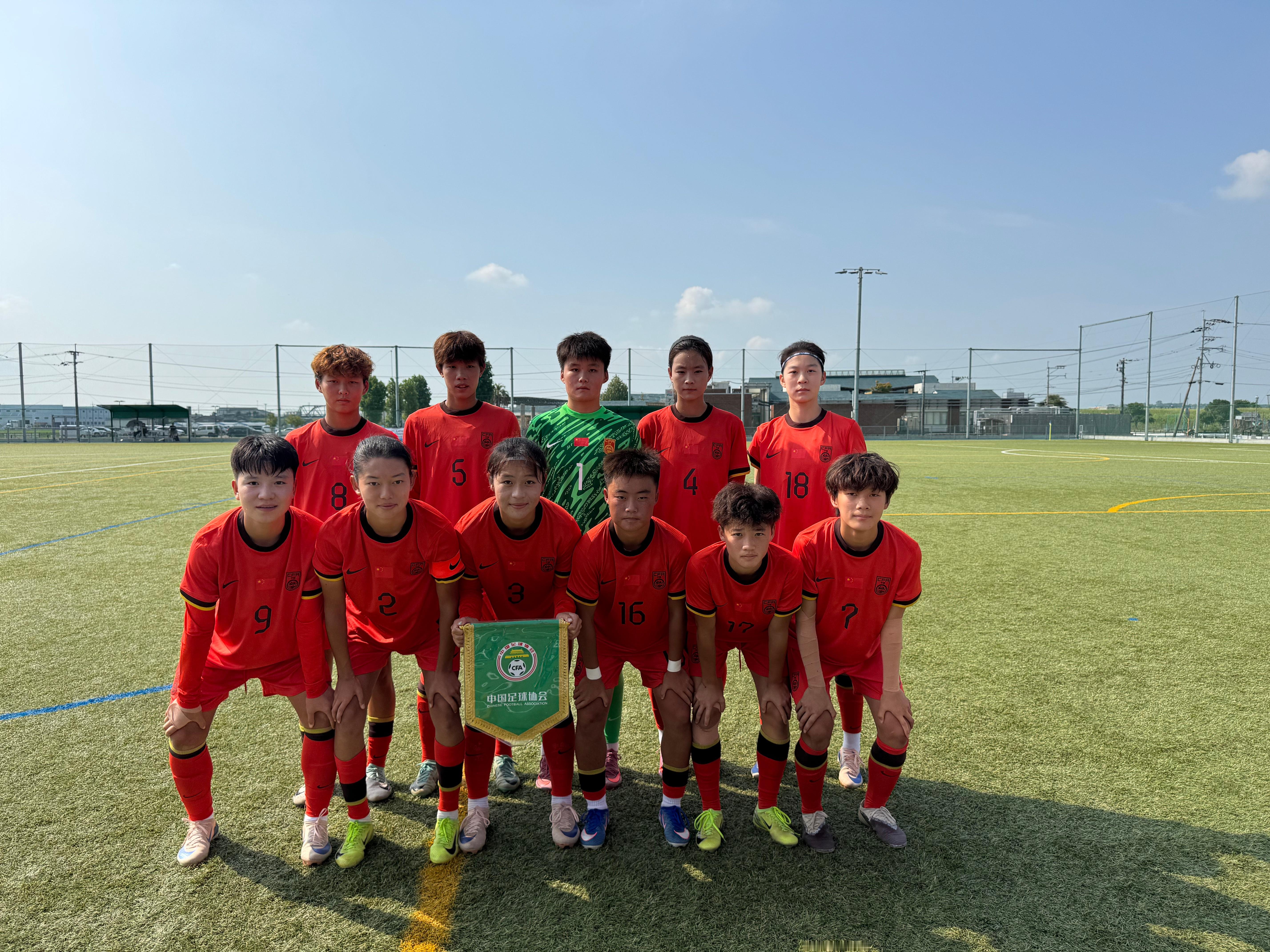 8月24日，中国U‑18国家女足集训队在第三十四届中日韩青少年运动会首场比赛中以