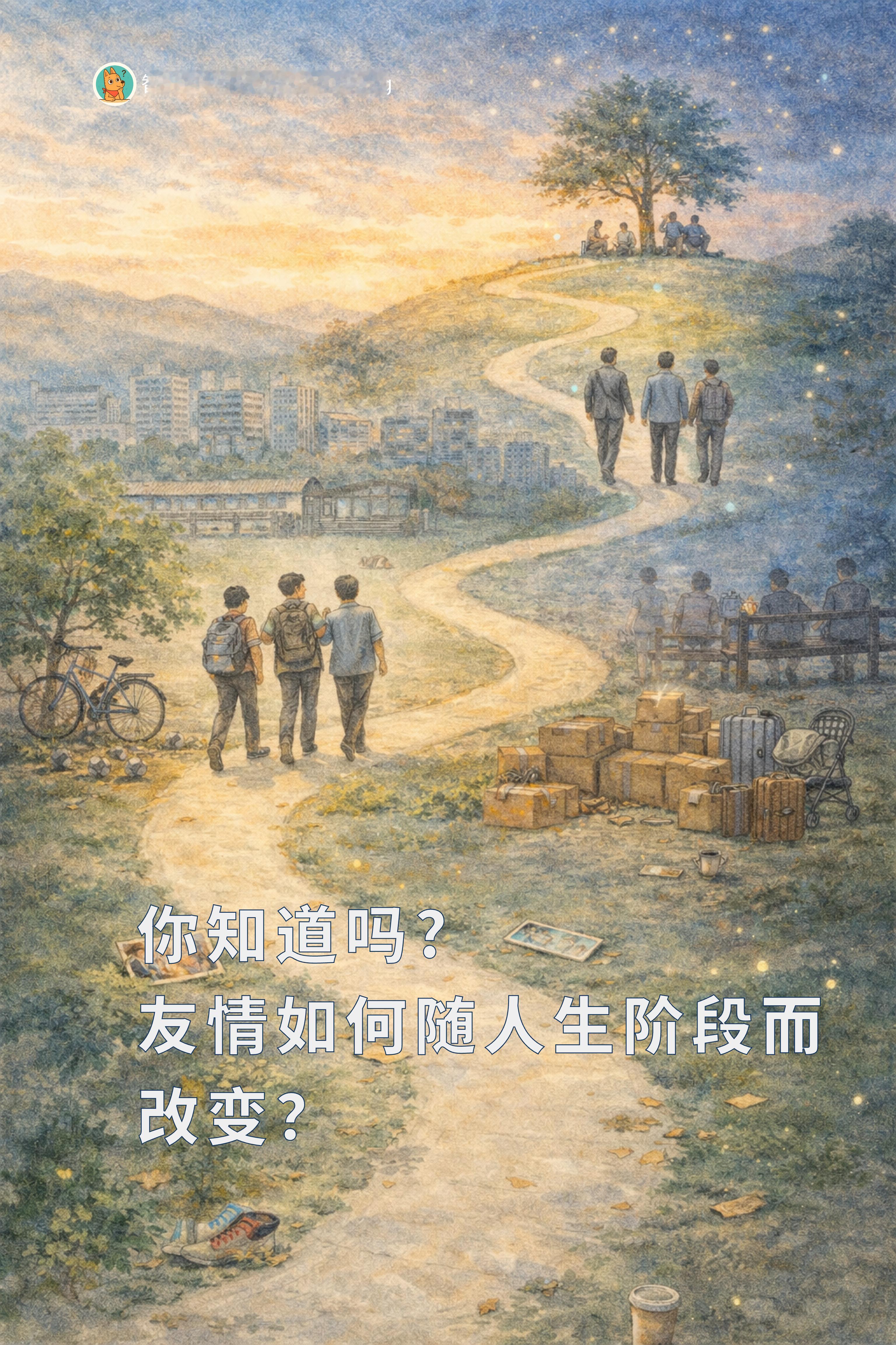 我们常以为，真正的朋友应该一辈子都在；但事实上，大多数友情其实都是「阶段性存在」