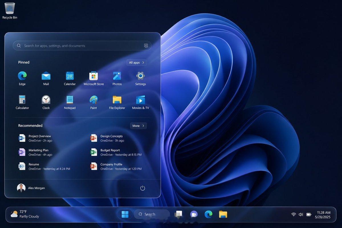 如果Windows 也跟进液态玻璃，你们会喜欢吗？