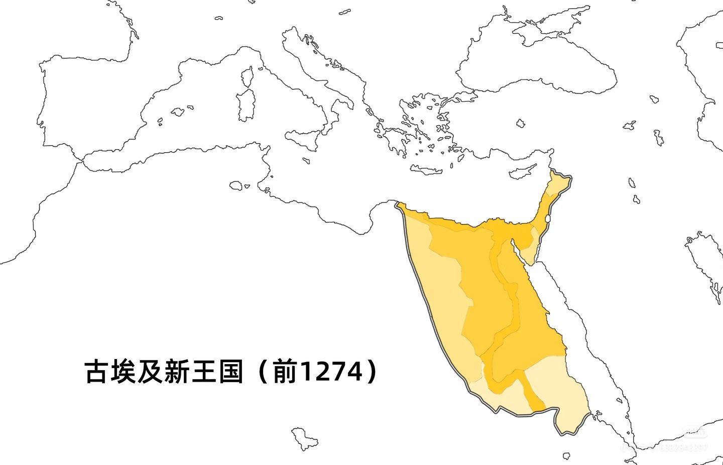 历史上在北非出现的强大政权（部分）