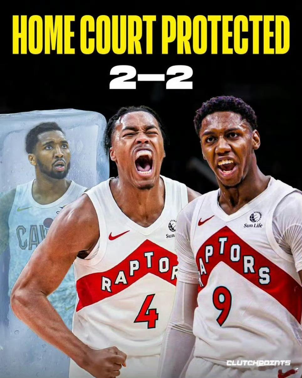 猛龙战胜骑士，将大比分扳成2比2平！ 猛龙2比2骑士猛龙骑士天王山全网热点共创计