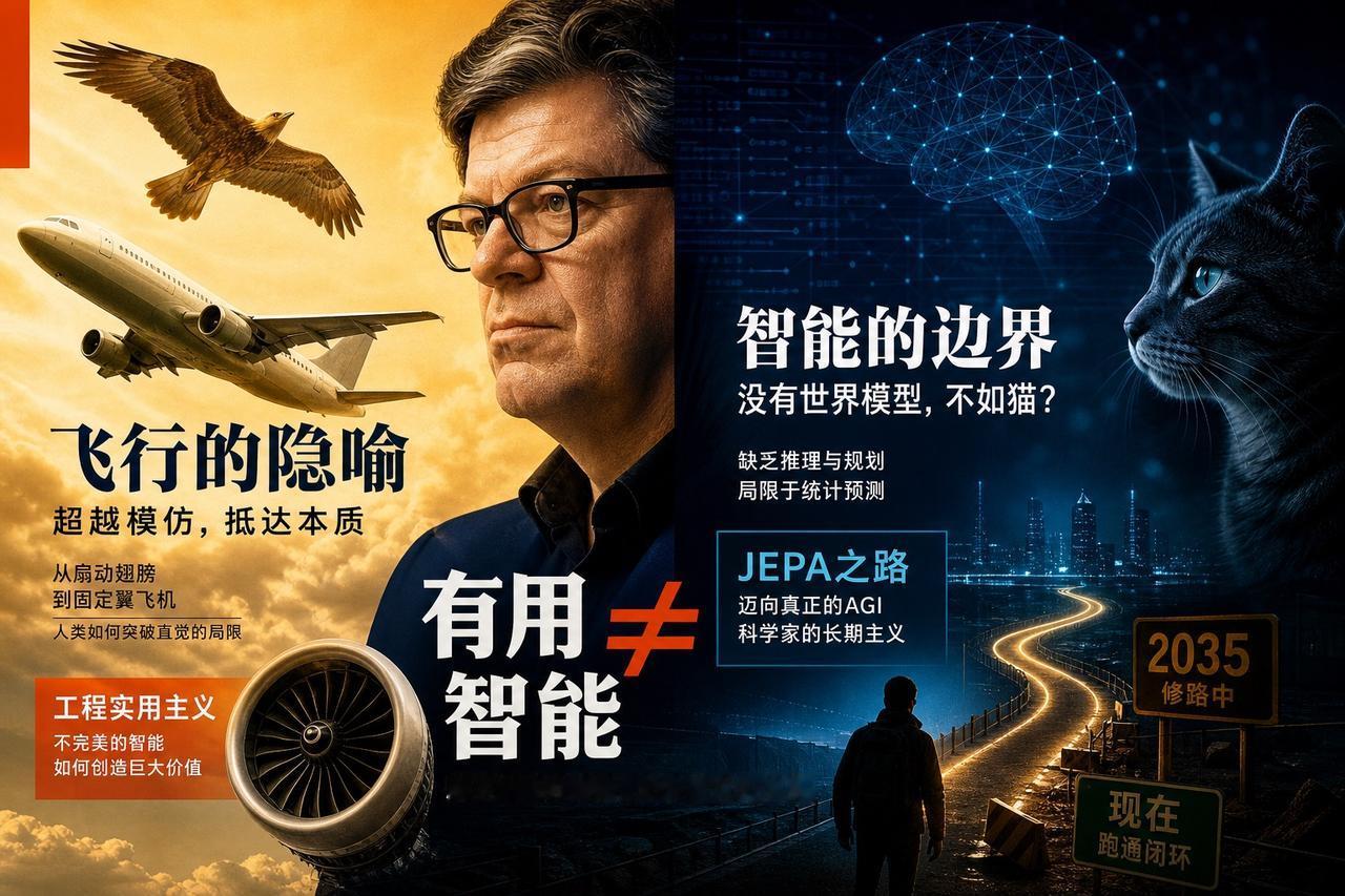 【LeCun的真理与LLM的胜利：我们到底在为什么买单？】

最近Yann Le