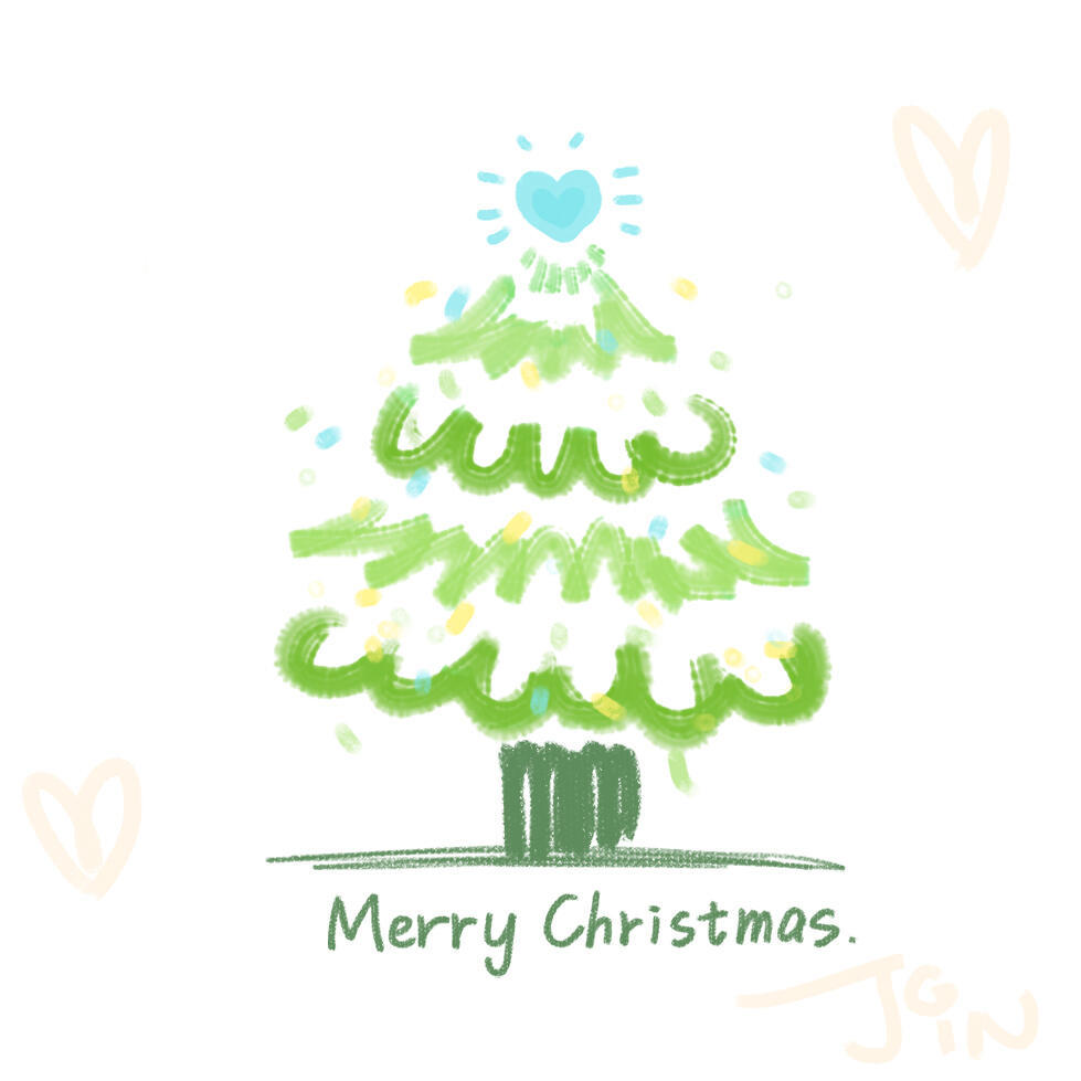 ˚. ˖ ✮ 画个圣诞树🎄✮.⊹ 