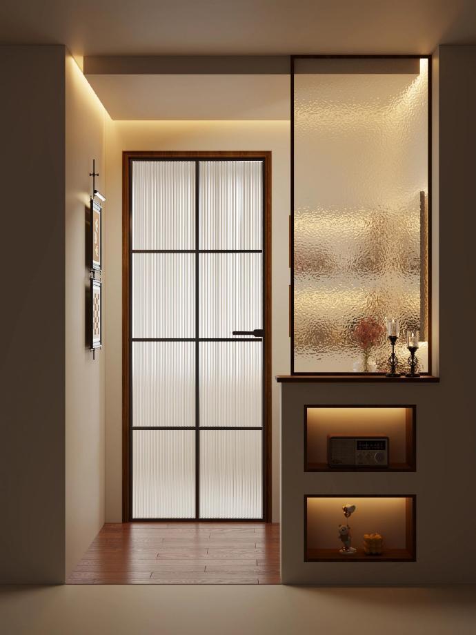 中古风卫生间设计，简洁干净实用 