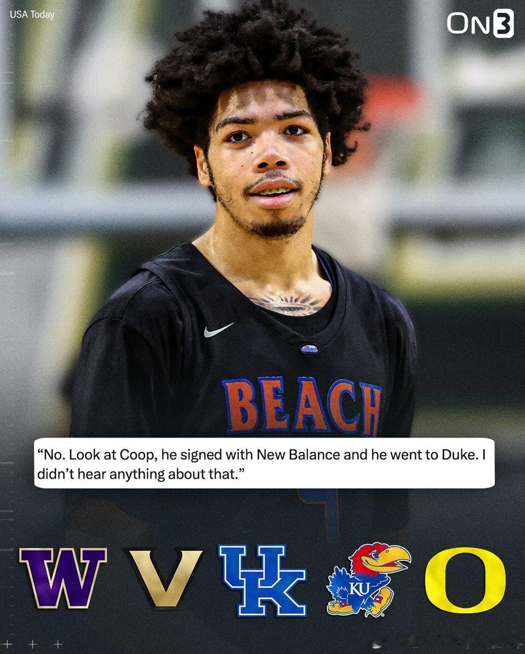 全美第一高中生泰兰·斯托克斯(Tyran Stokes)被问及他与耐克签下的NI