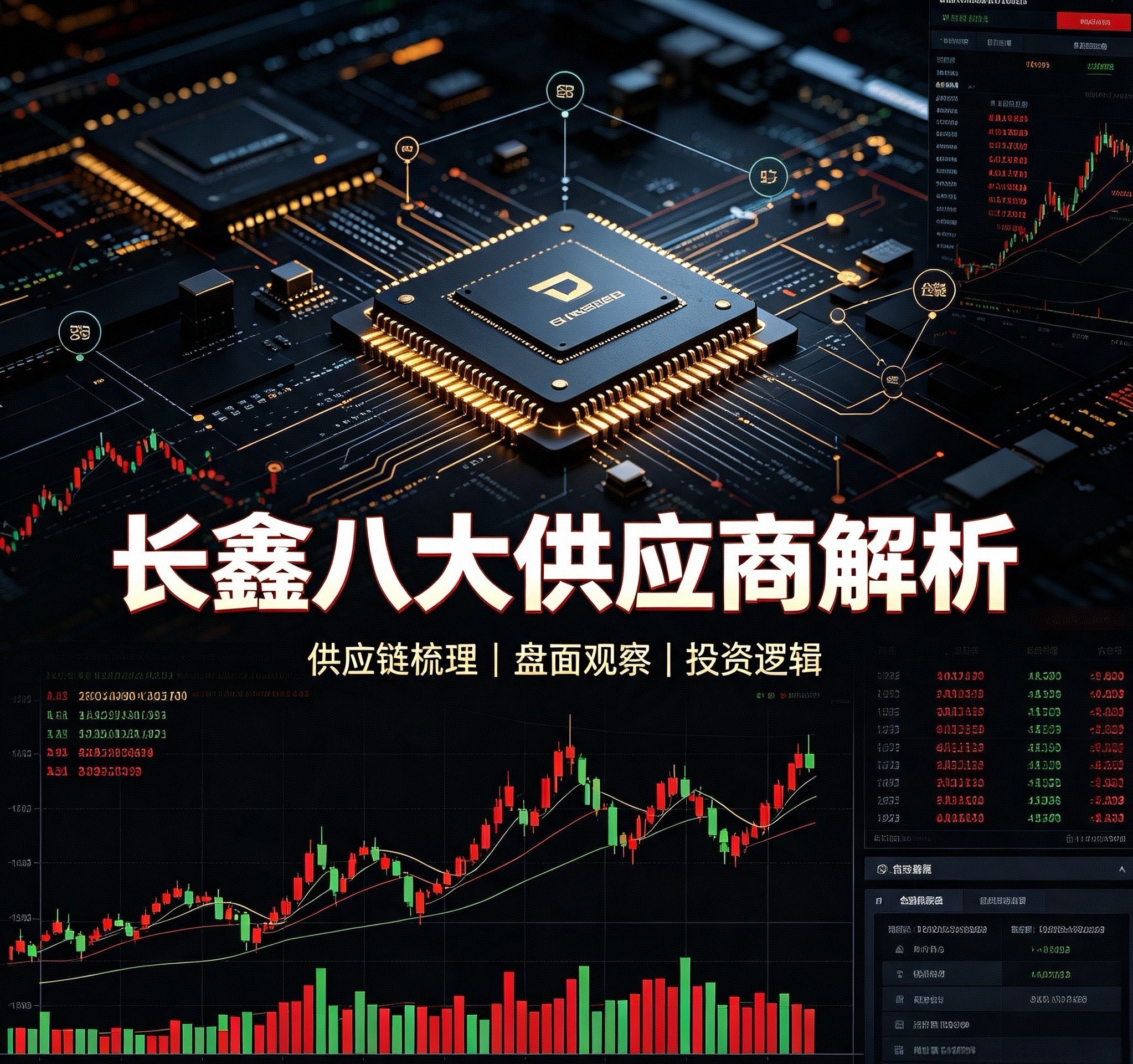 长鑫八大供应商解析1. 太极实业：长鑫建厂总包商，承建洁净室工程，具备半导体基建