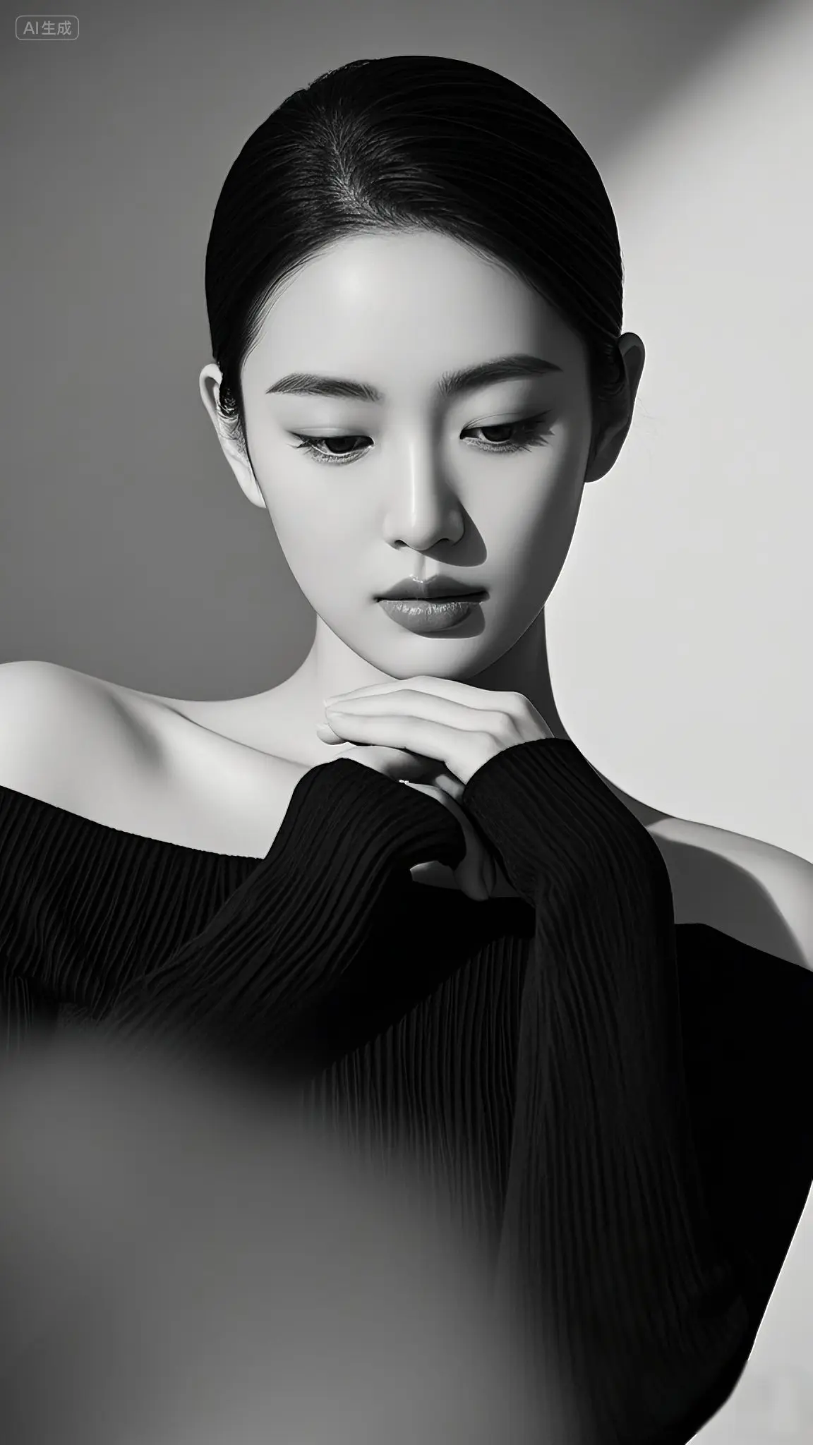 ai美女 肖像 写真 随拍 锁骨