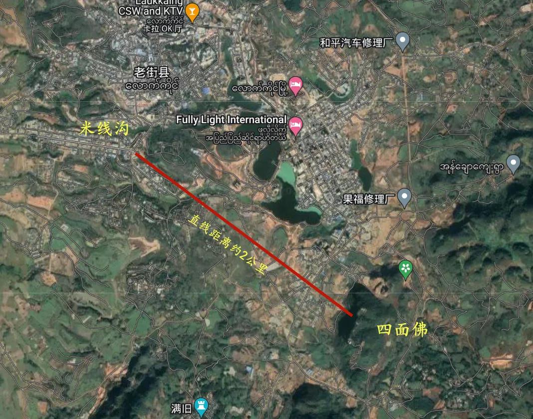 12月4日果敢同盟军继续对果敢老街东城外的四面佛据点发起攻击并对三大岩山脚缅军据