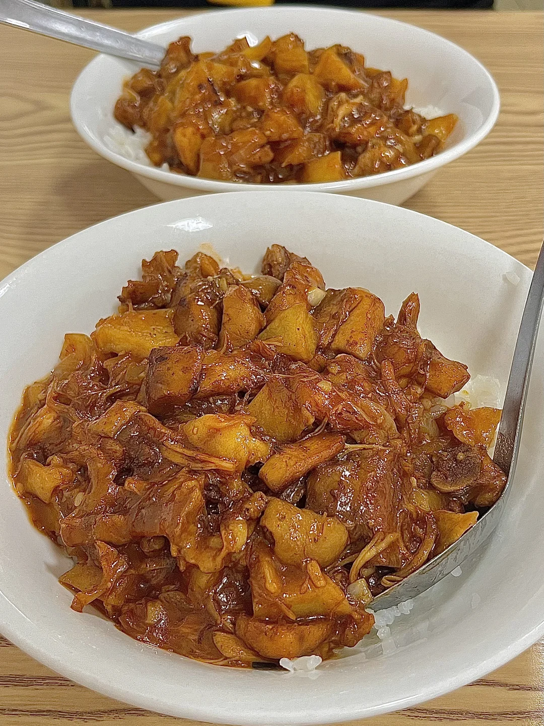 黄岛！！巨好吃的鸡腿饭！！！才17r。。。。