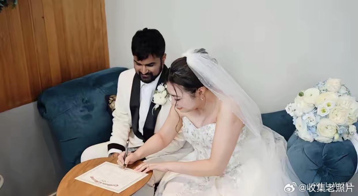 中国女留学生在美国西雅图学习时，认识了一位印度男生、谈恋爱后，今年决定登记结婚，