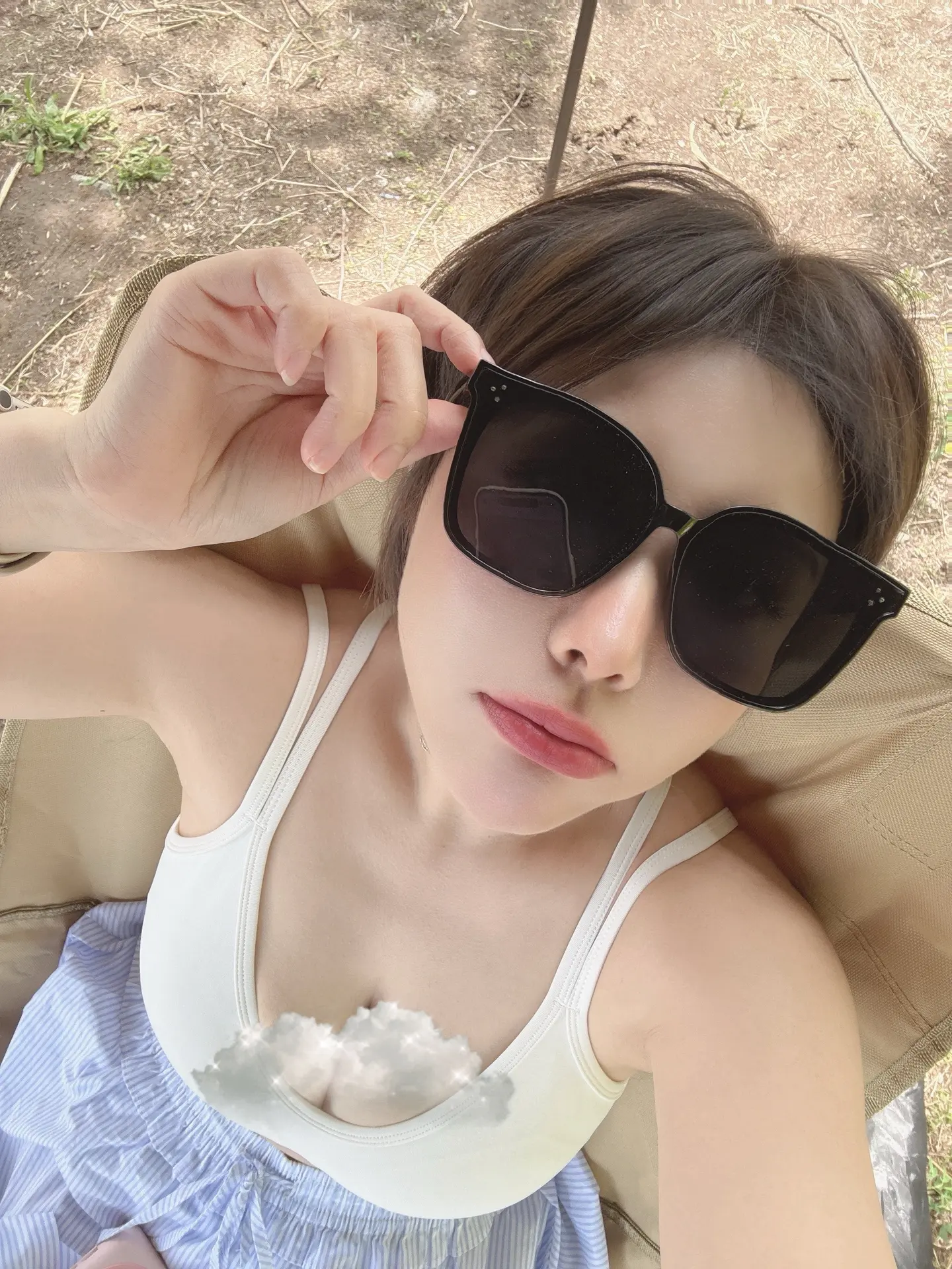 露营。