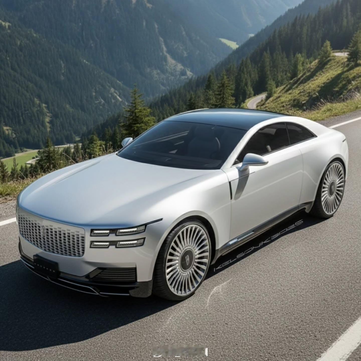 丰田世纪Coupe量产版渲染图 【新车渲染】丰田世纪Century Coupe量