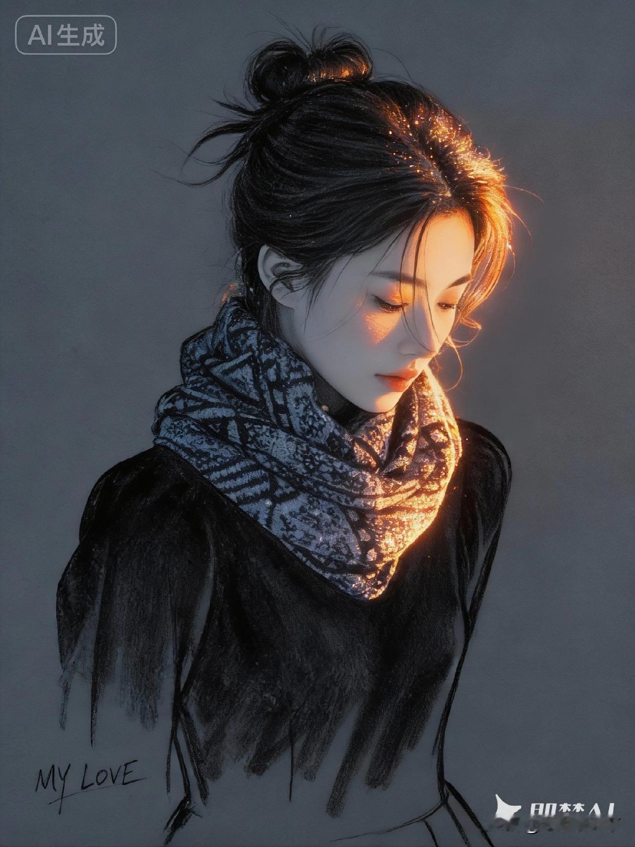 同床共枕千百回，
心间未起一丝涟漪；
陌路相逢一瞥间，
入骨相思缠了岁岁年年。