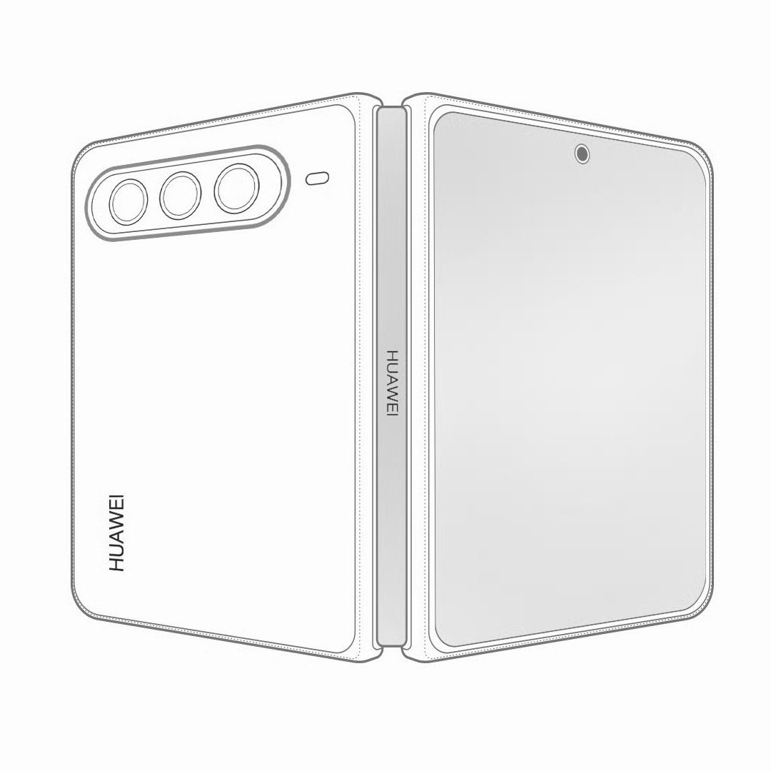 华为大阔折设计图曝光曝华为全新大阔折陆续到店阔折Pura X开创了折叠屏新品类，