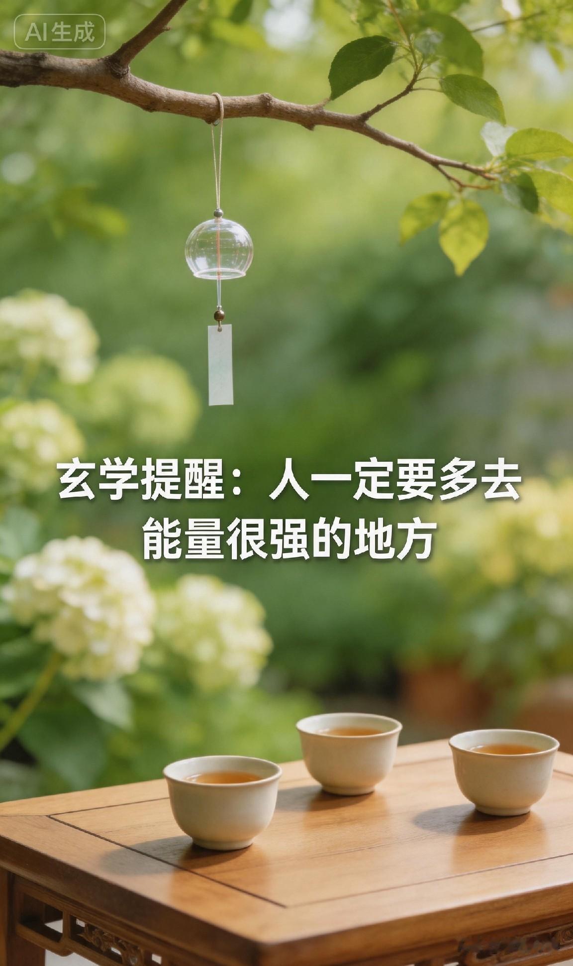 玄学提醒：人一定要多去能量很强的地方

网上有个很玄乎的说法：“人倒霉前，往往先