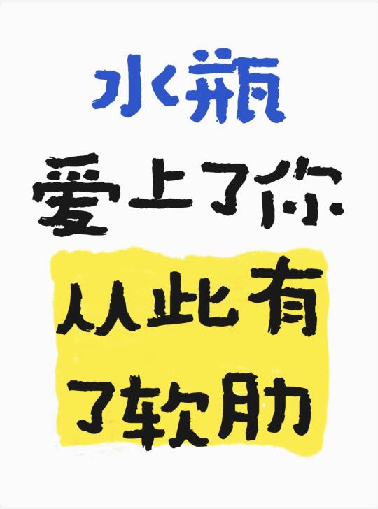 水瓶有了爱的人便有了软肋