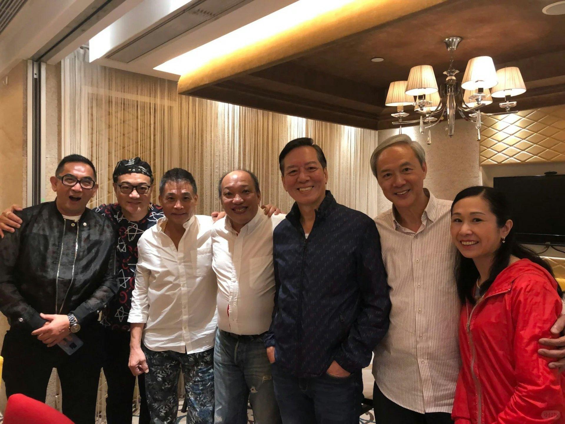 TVB绿叶聚会，“文泰来”郑家生、“全冠清”陈荣峻、“东方不败”鲁振顺、“段延庆