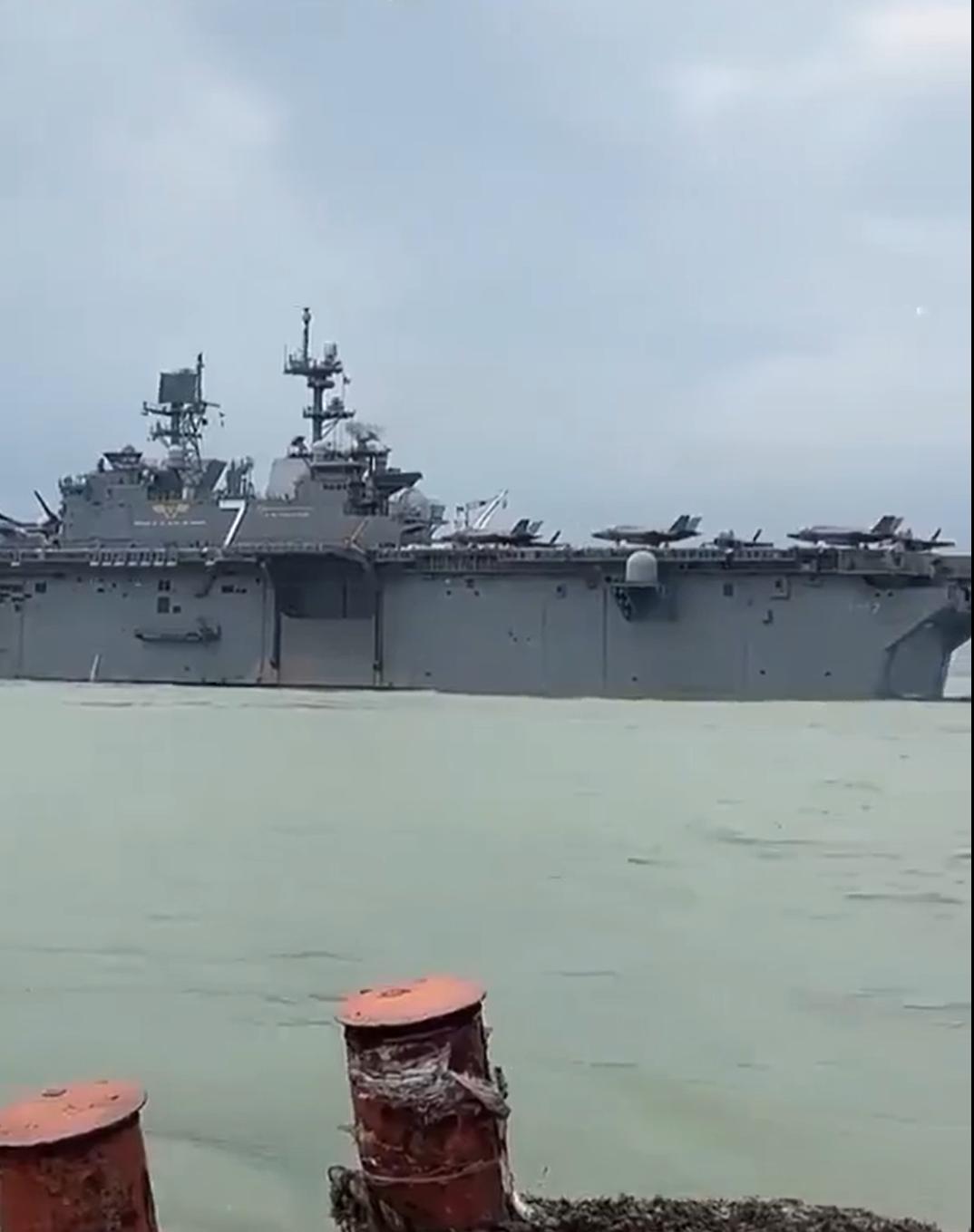 美军的的黎波里两栖攻击舰，已经进入印度洋了，再有一周多的时间，就能够抵达阿拉伯海