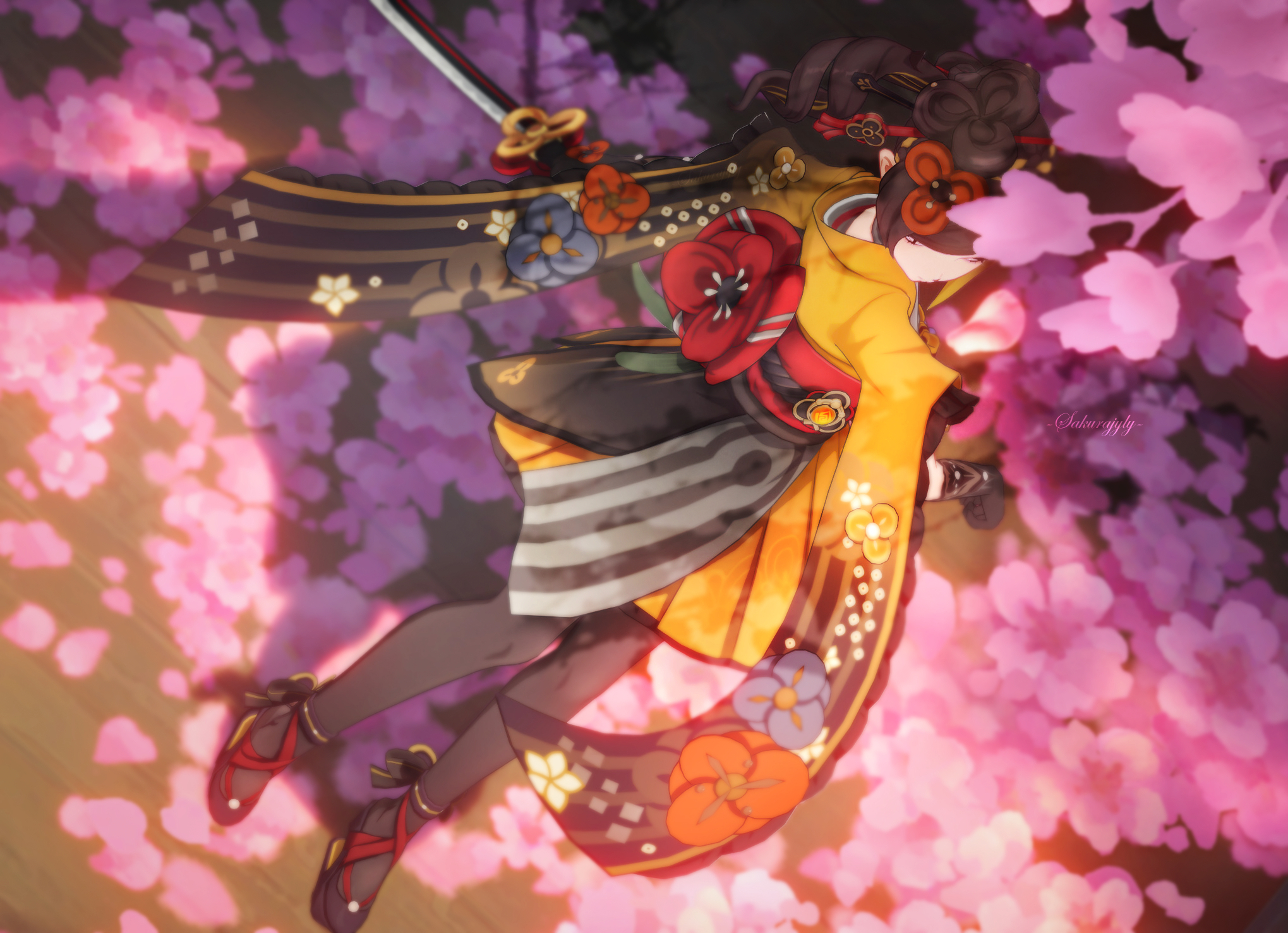 #原神[超话]##原神4.6版本##原神4.6版本二创#三月樱花舞🌸#原神摄影