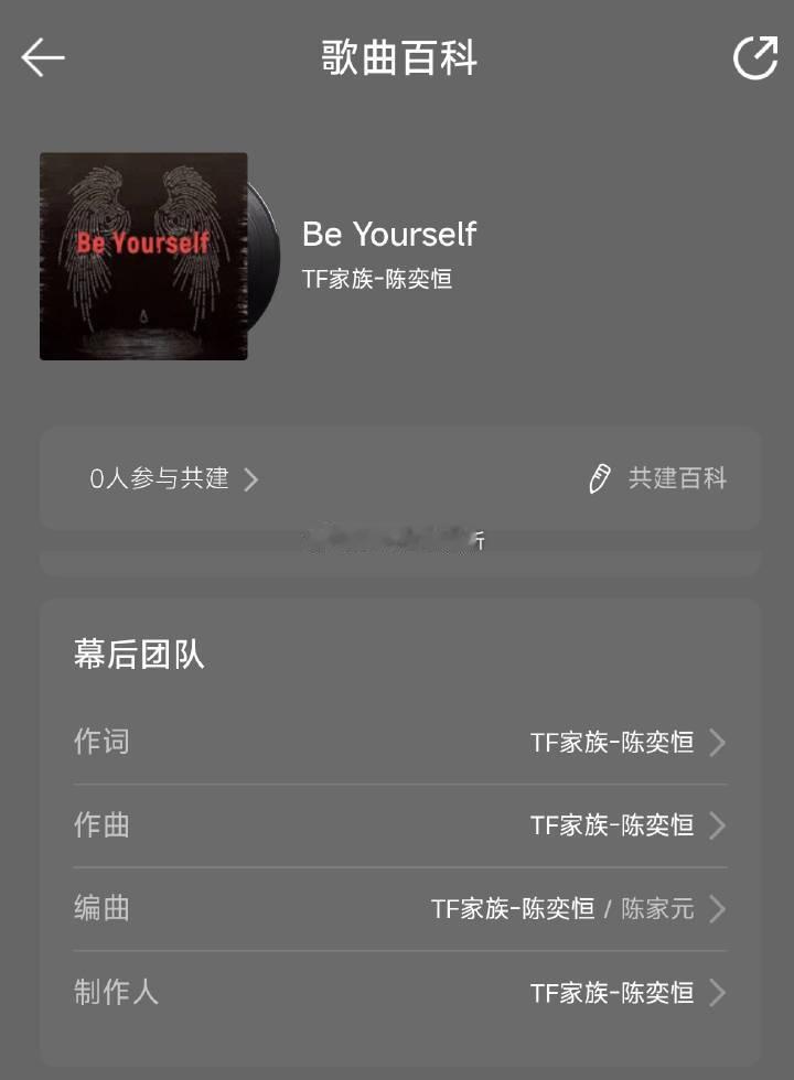 陈奕恒是新歌的全曲制作人，作曲作词是他但公司已经回应本人并未参与到设计工作中，以