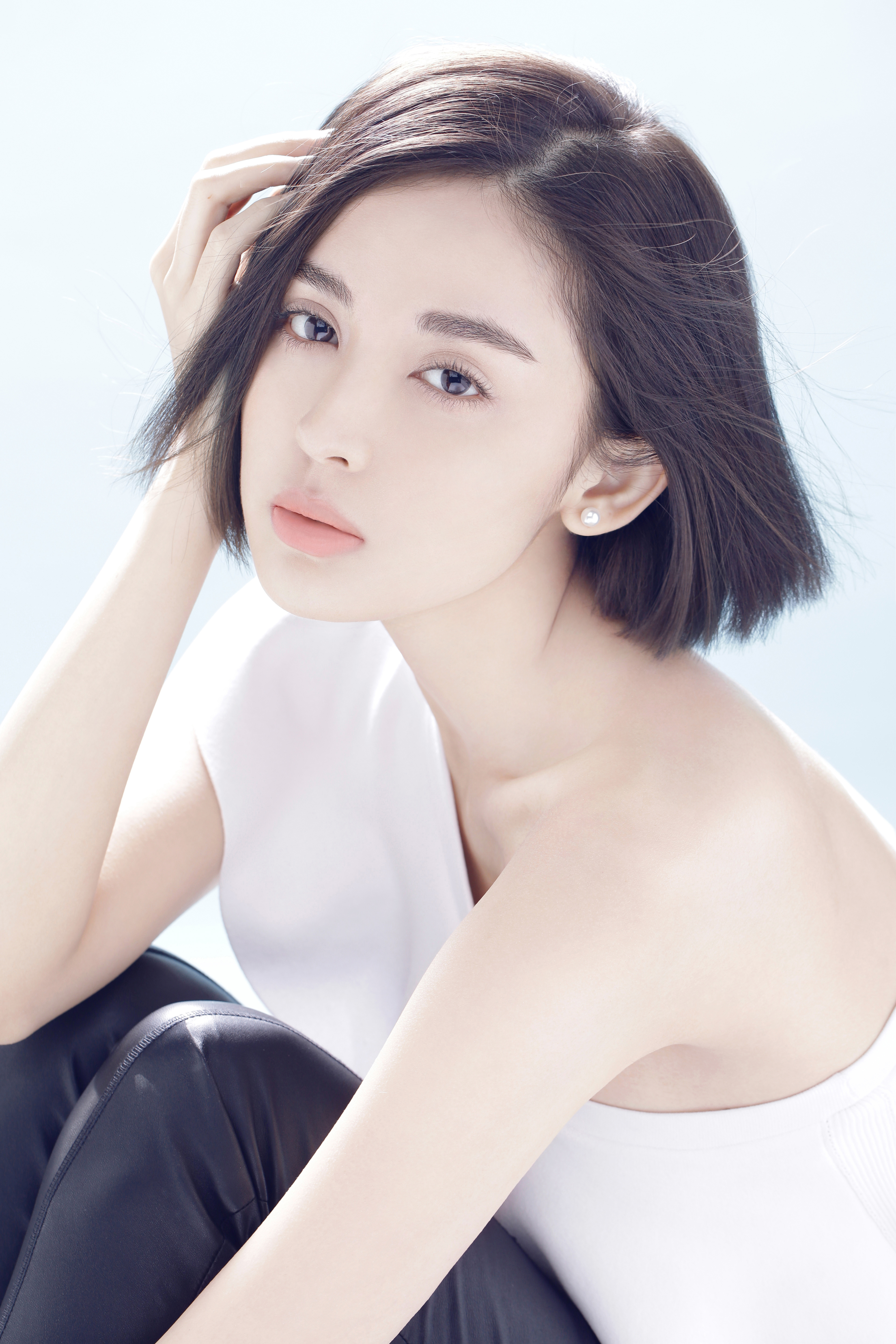娜扎✨✖️短发生图·真的好白好美[送花花] ​​​