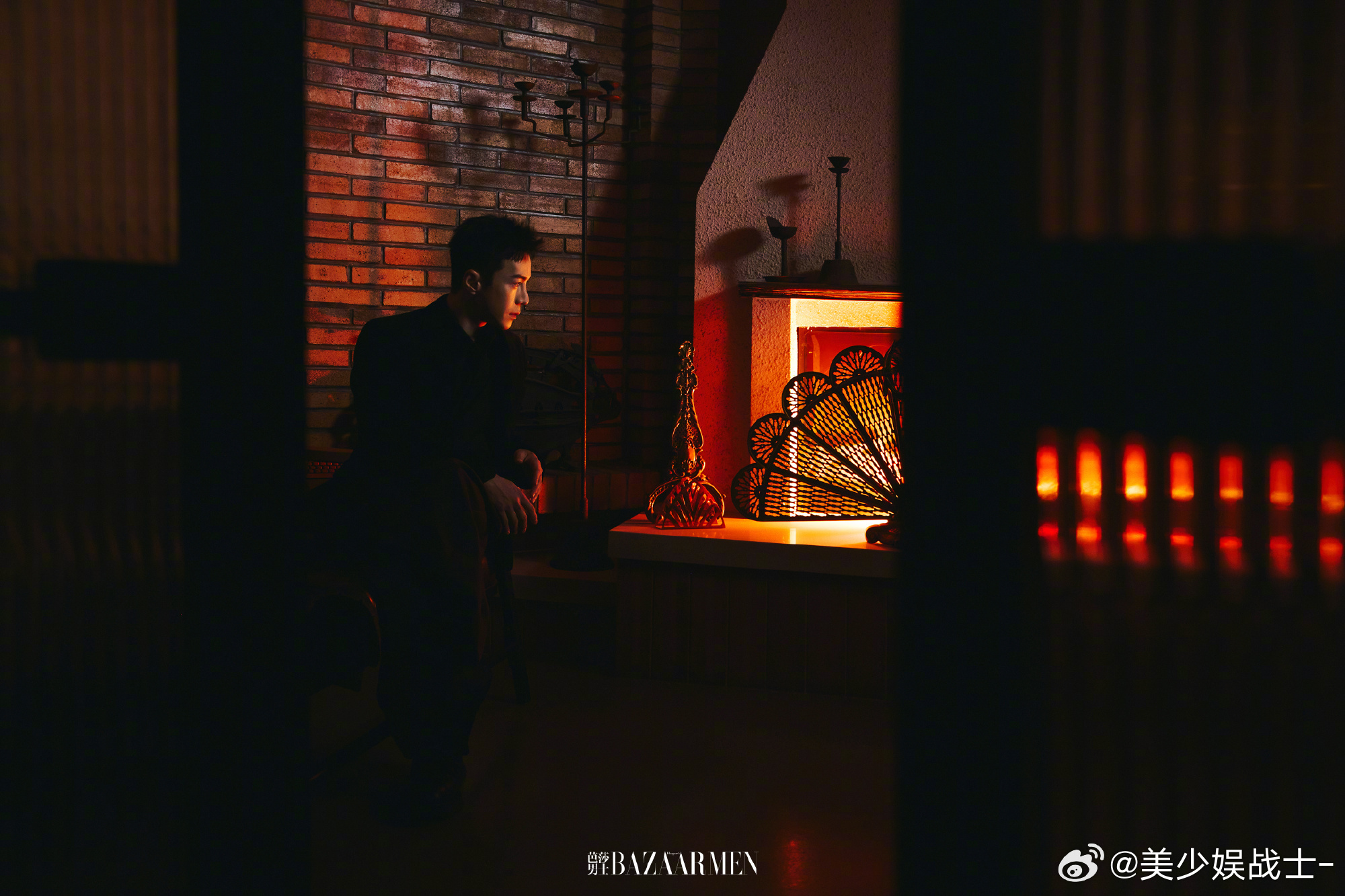 谁能拒绝这样子的王冠逸啊，芭莎男士镜头下帅进我心里了 