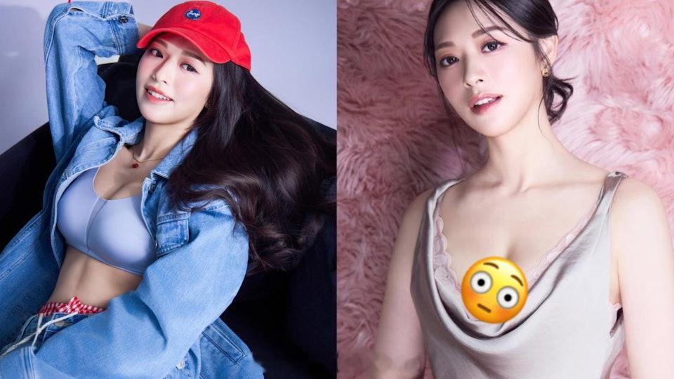 冯盈盈首次挑战内衣广告感不自在　深邃事业线震撼网民：出手这么重 | 香港01 现