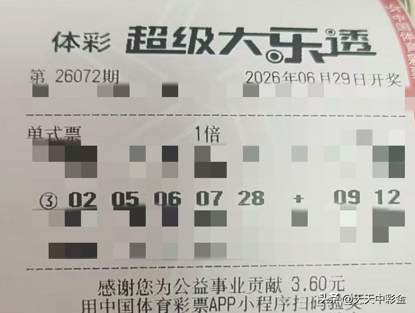 今日随手拍【晒票票】2元虽少，但千万人的2元，就能筑起一座希望之城。分享大乐透第
