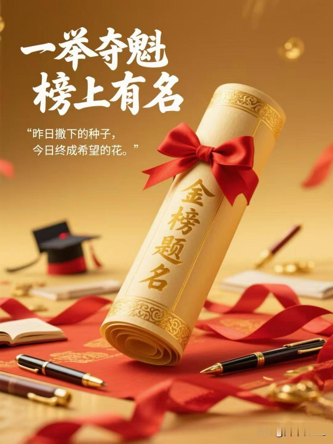 高考第一天，衷心祝愿所有的学子们金榜题名，得偿所愿。愿你们跨越山海，去奔赴心中那