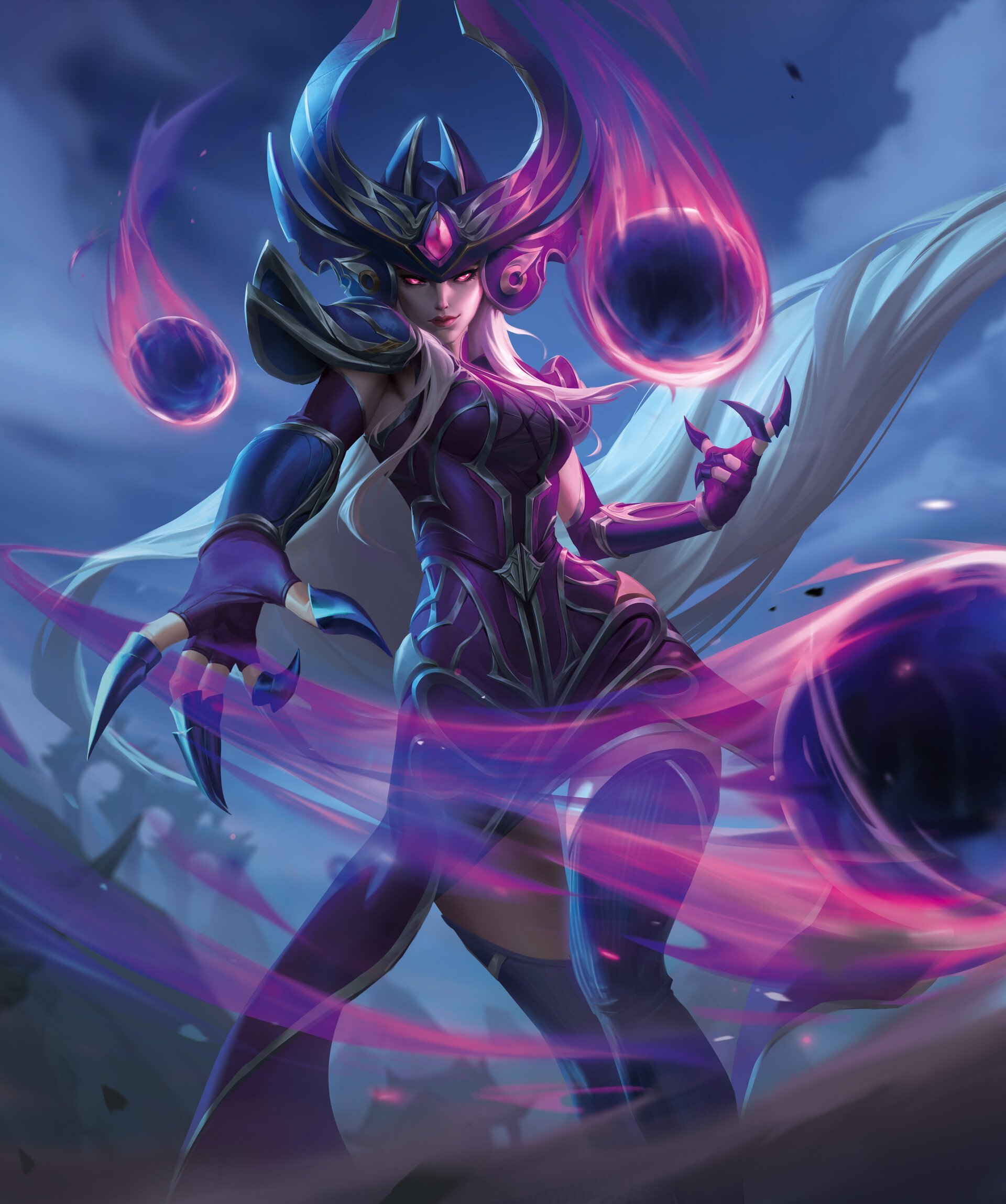 符文战场卡牌游戏 辛德拉插画英雄联盟