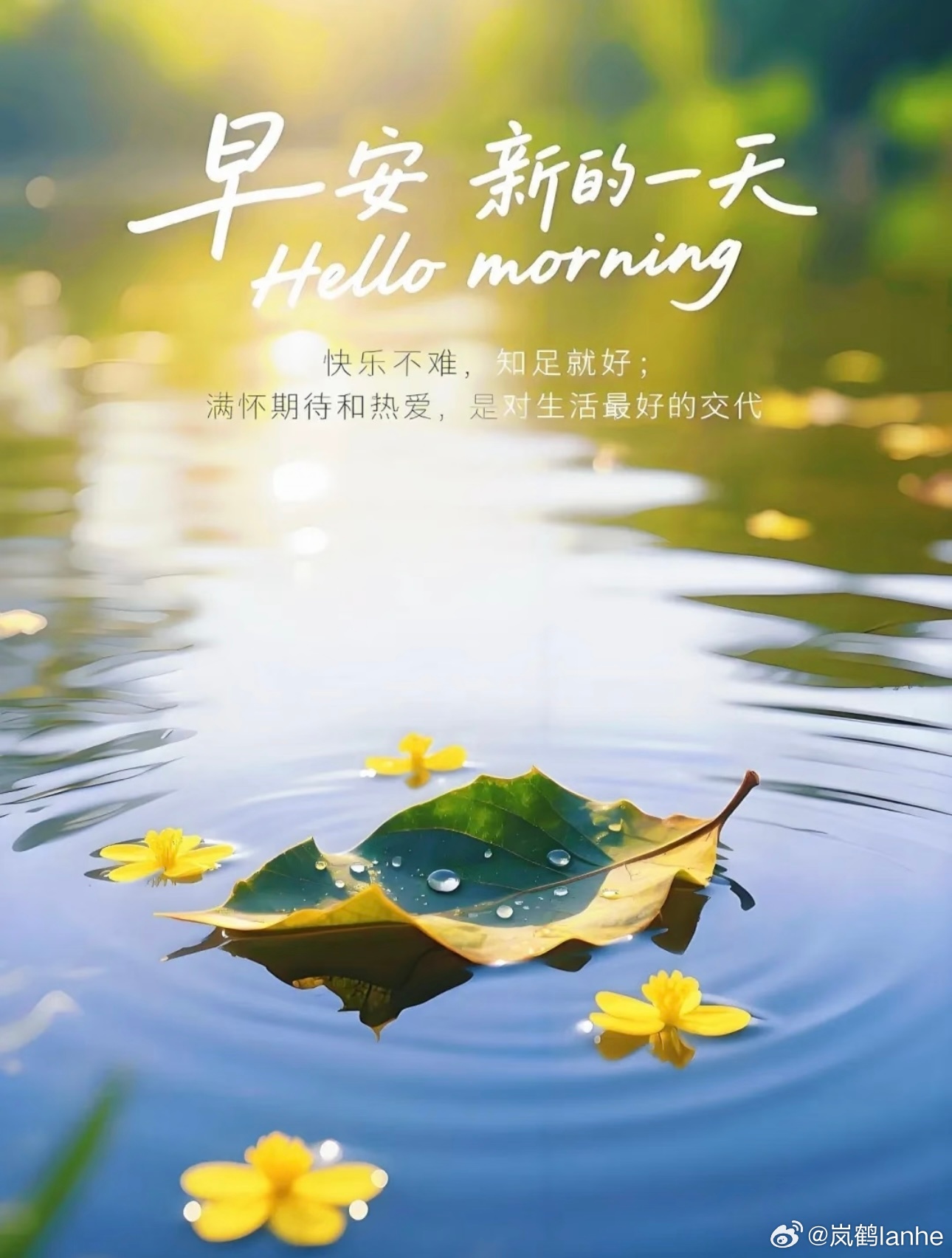 早安  hyr早安 月浅浅，人生漫漫在每一个充满希望的清晨用愉悦的心情面对生活告