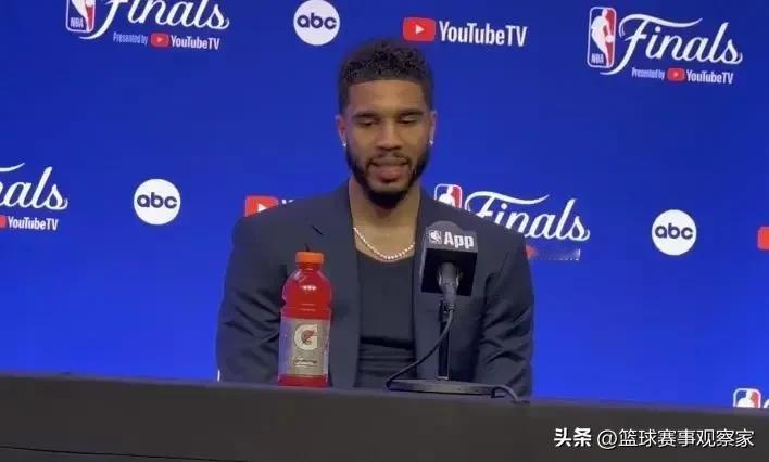 NBA总决赛凯尔特人107-89独行侠，赛后凯尔特人球员塔图姆接受采访，三句话让