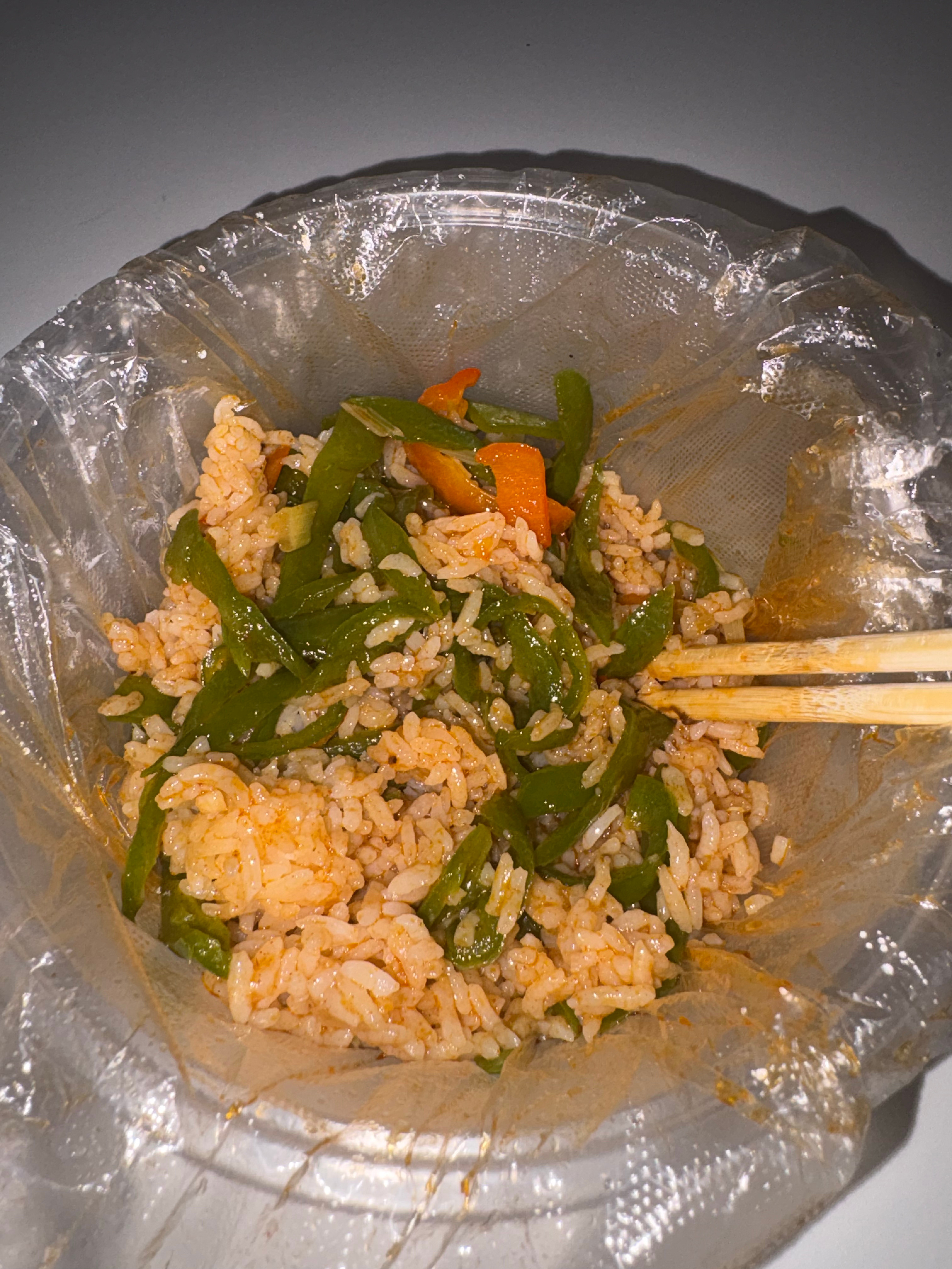 辣椒炒牛肉烩饭 谁能告诉我牛肉在哪里 