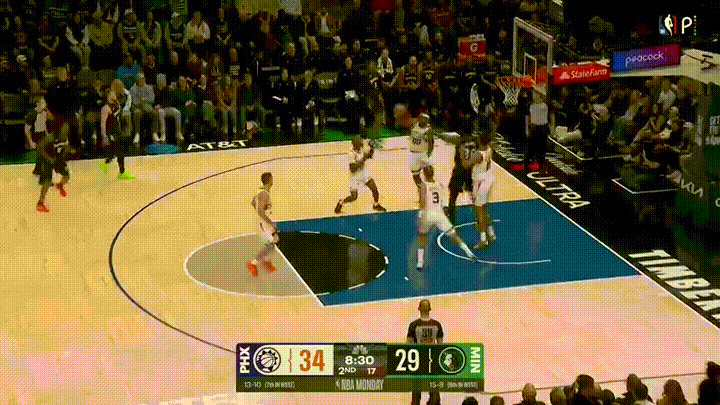 菲尼克斯太阳  【球场速递】第二节图1:太阳队经典“早期进攻”（early of