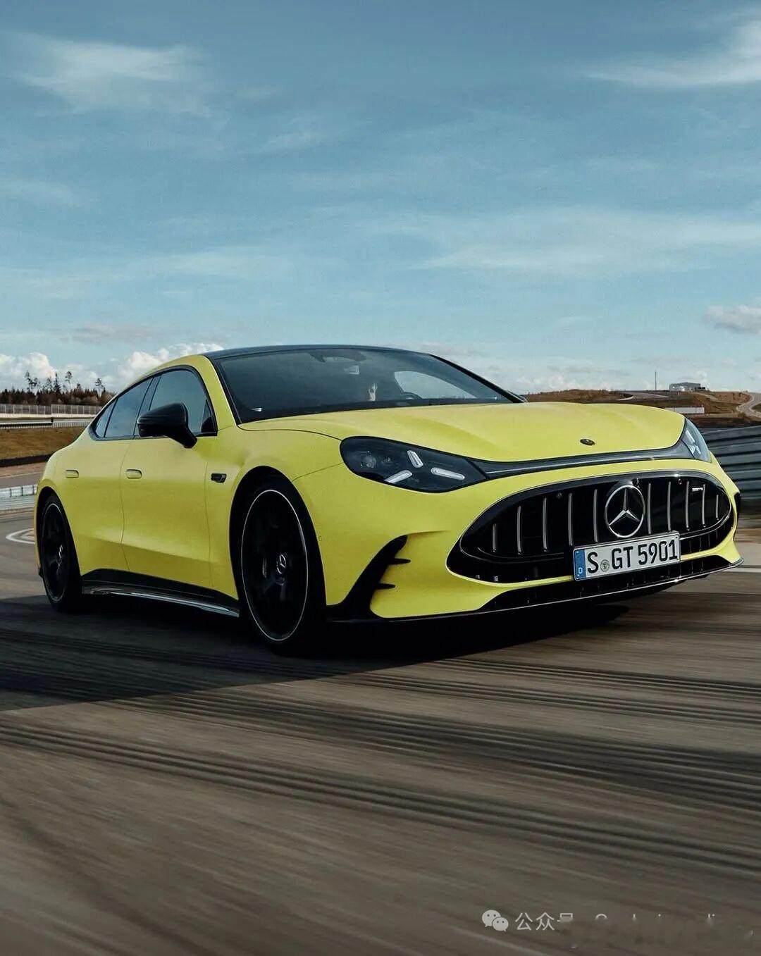 全新梅赛德斯-AMG GT，零百2.1秒，首个搭载轴向磁通电机的量产车，这个造型