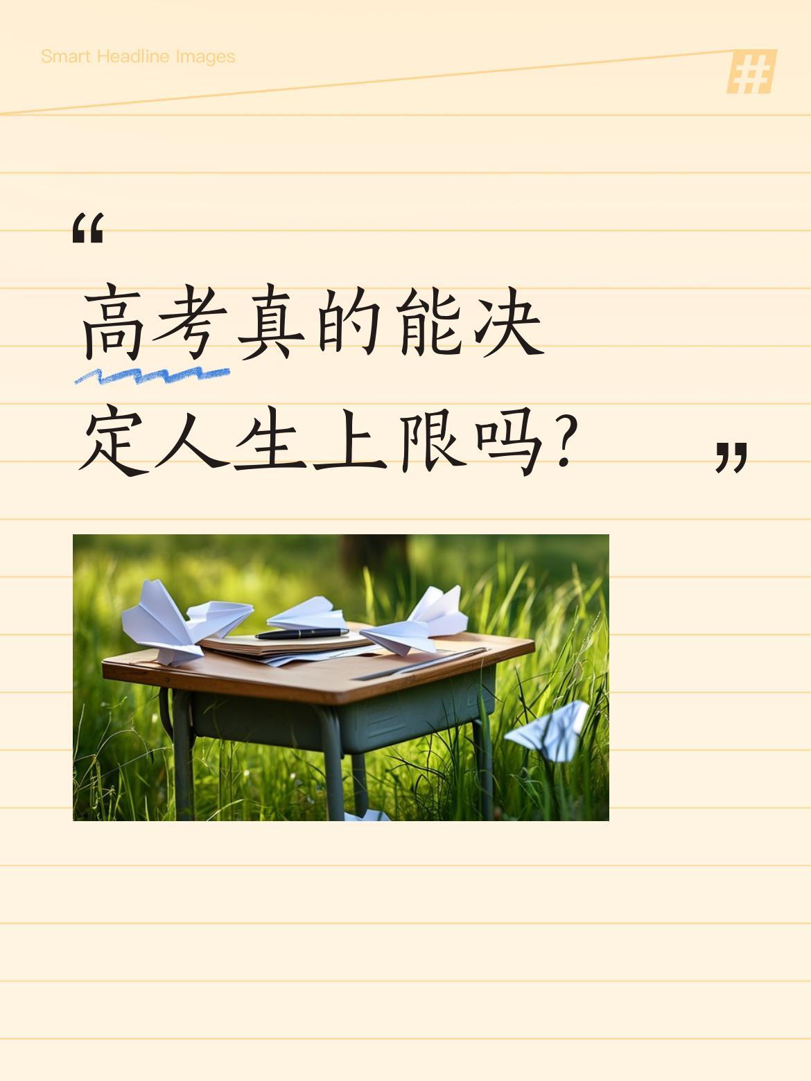 高考真的能决定人生上限吗？
眼看高考临近，不少考生被分数、升学压得满心焦虑，总觉